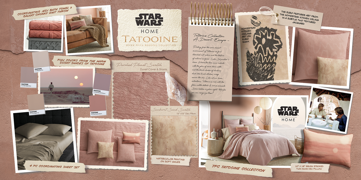 Tatooine Star Wars 7pc Bedding Collection, Twin
