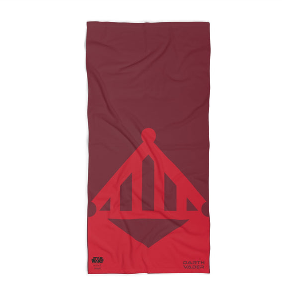 Vader Mask Beach Towel -Crimson