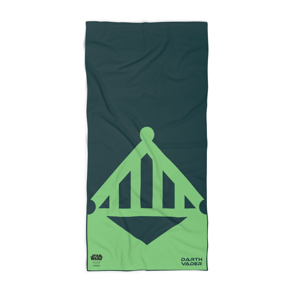 Vader Mask Beach Towel - Lime