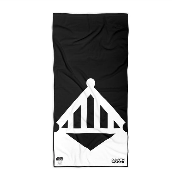 Vader Mask Beach Towel - Black