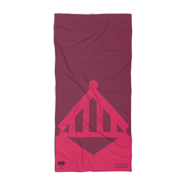 Vader Mask Beach Towel - Berry