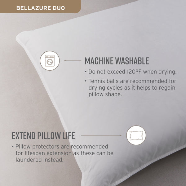 Hotel Bellazure Duo Down Soft Feather Pillow