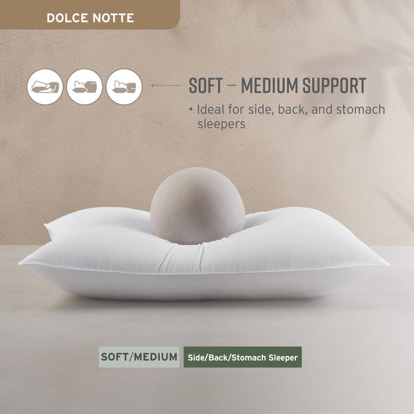 Hotel Dolce Notte Soft-Medium Pillow
