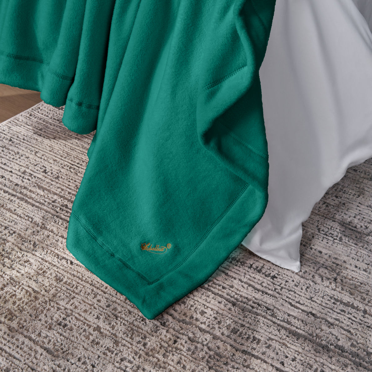 Sobellux Hotel Ultra Soft Premium Fleece Blanket | Green