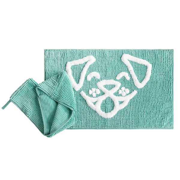 Pet Bath Rug and Towel Set