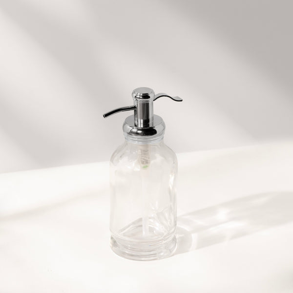 Clear Glass Soap Dispenser