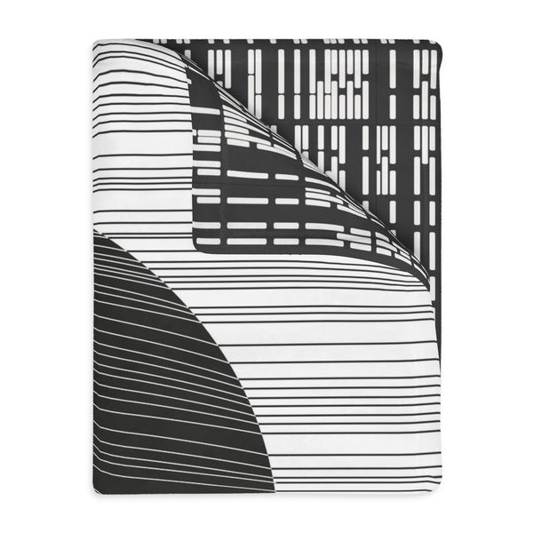 Death Star Silhouette Blanket (Two-sided print)