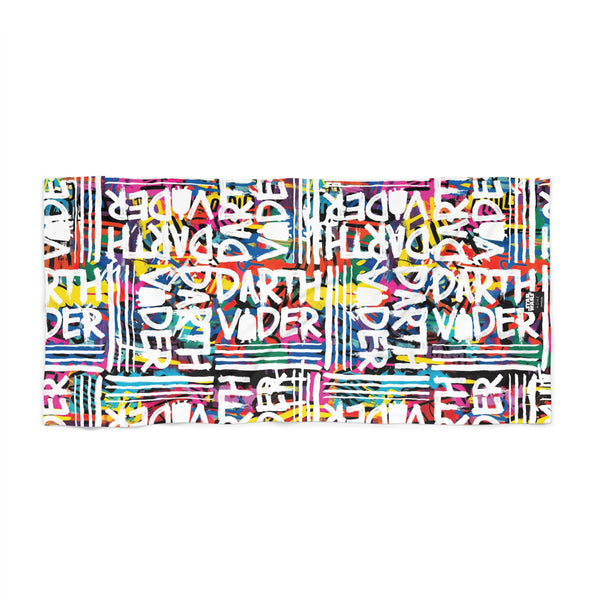 Darth Vader Graffiti Beach Towel