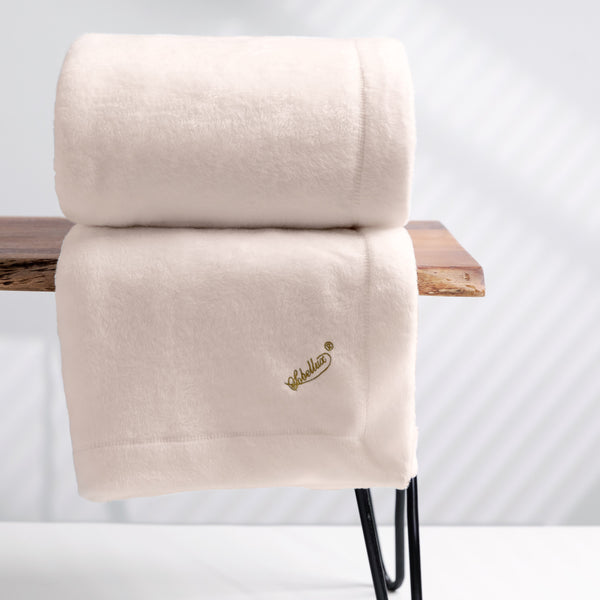 Sobellux Hotel Ultra Soft Fleece Blanket Tapioca