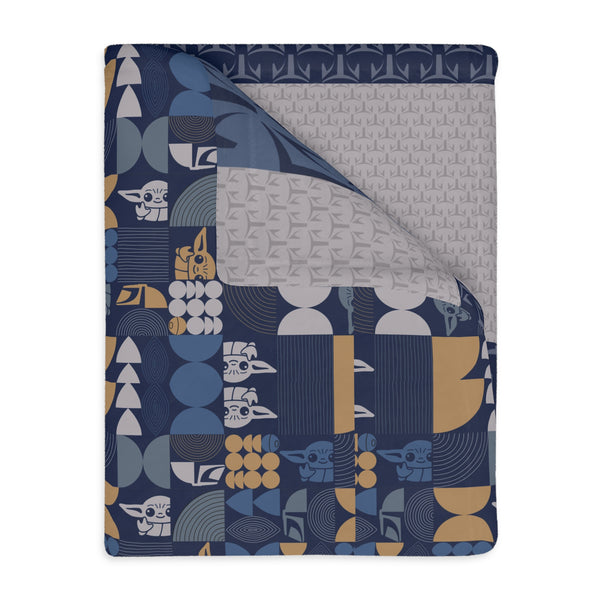 Grogu Geo Blanket (Two-sided print)