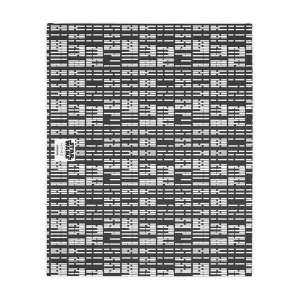 Death Star Silhouette Blanket (Two-sided print)
