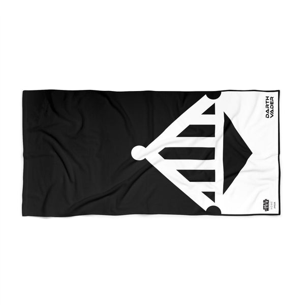 Vader Mask Beach Towel - Black