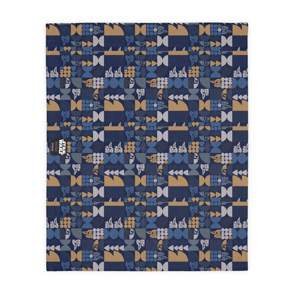 Grogu Geo Blanket (Two-sided print)