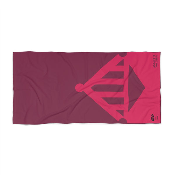 Vader Mask Beach Towel - Berry