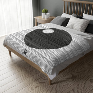 Death Star Silhouette Blanket (Two-sided print)