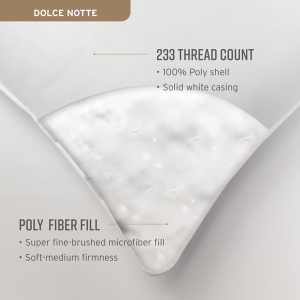Hotel Dolce Notte Soft-Medium Pillow