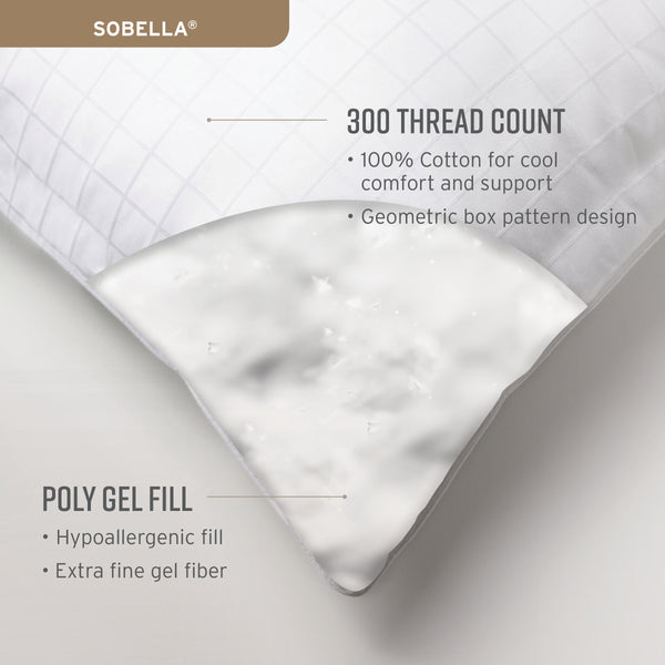 Hotel Sobella Hypoallergenic Pillow