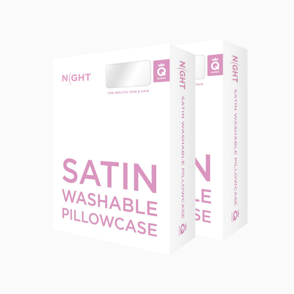 NIGHT Satin Washable Pillowcase - Set of 2