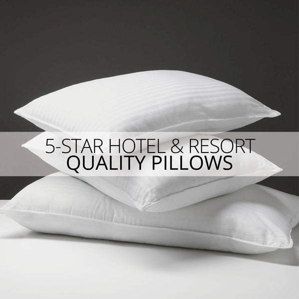 Photo of Bellazure best feather pillows, 5-Star hotel quality.