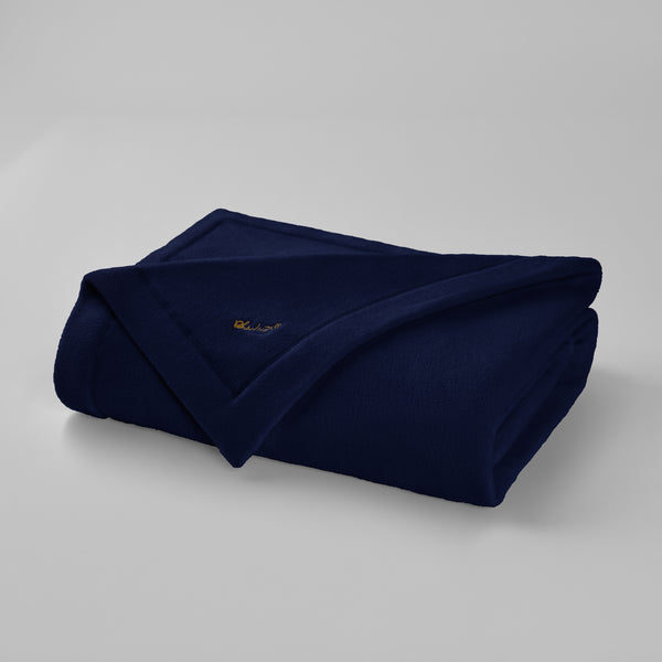 Sobellux Hotel Ultra Soft Fleece Blanket | Medieval Blue