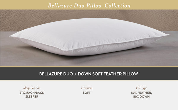 Hotel Bellazure Duo Down Soft Feather Pillow