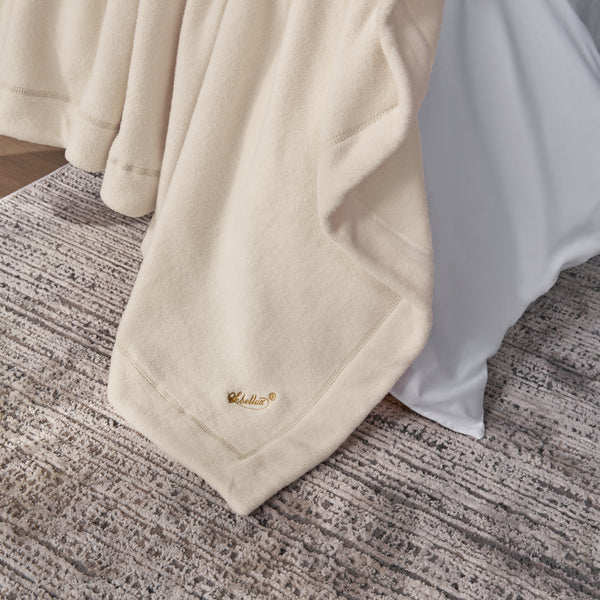 Sobellux Hotel Ultra Soft Fleece Blanket | Tapioca