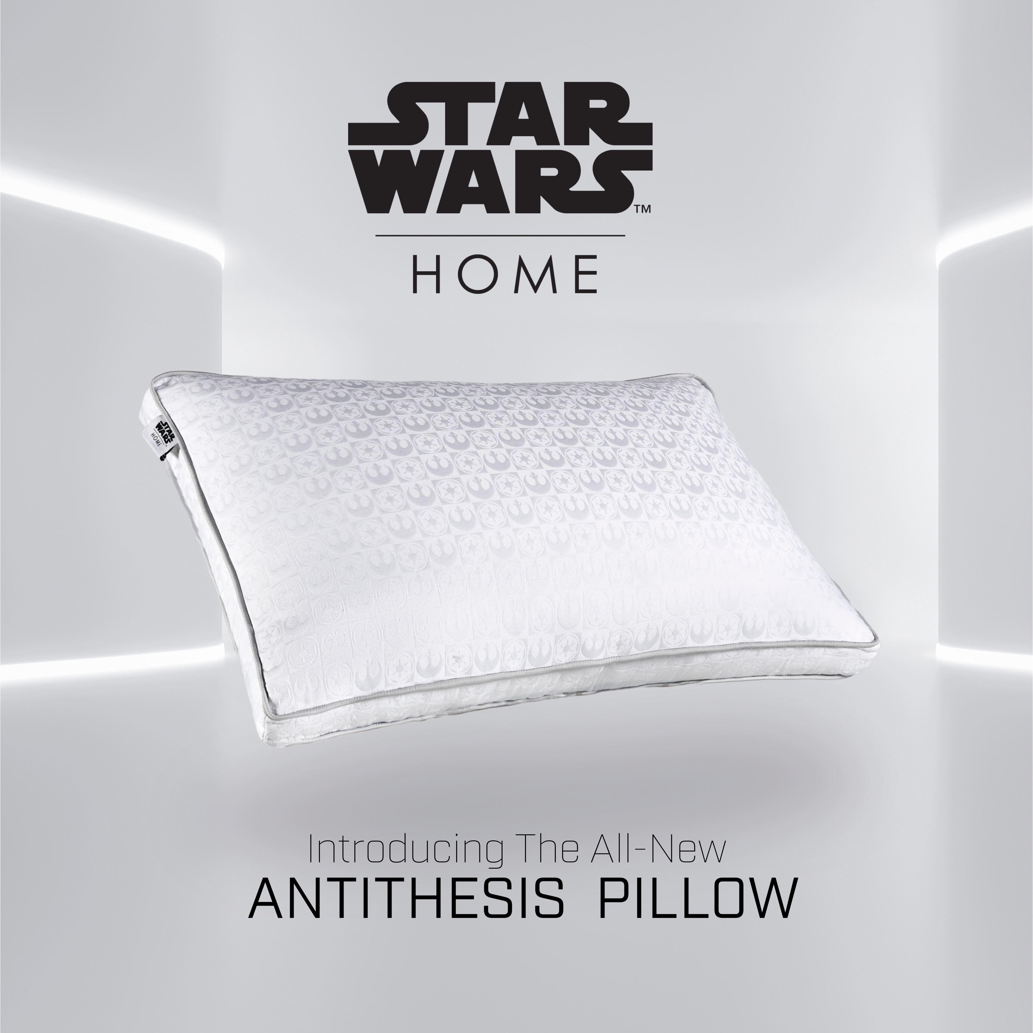 Sobel Westex Star Wars Antithesis Medium-Firm Pillow - Sustainable Technology, Standard size, Light and Dark, King