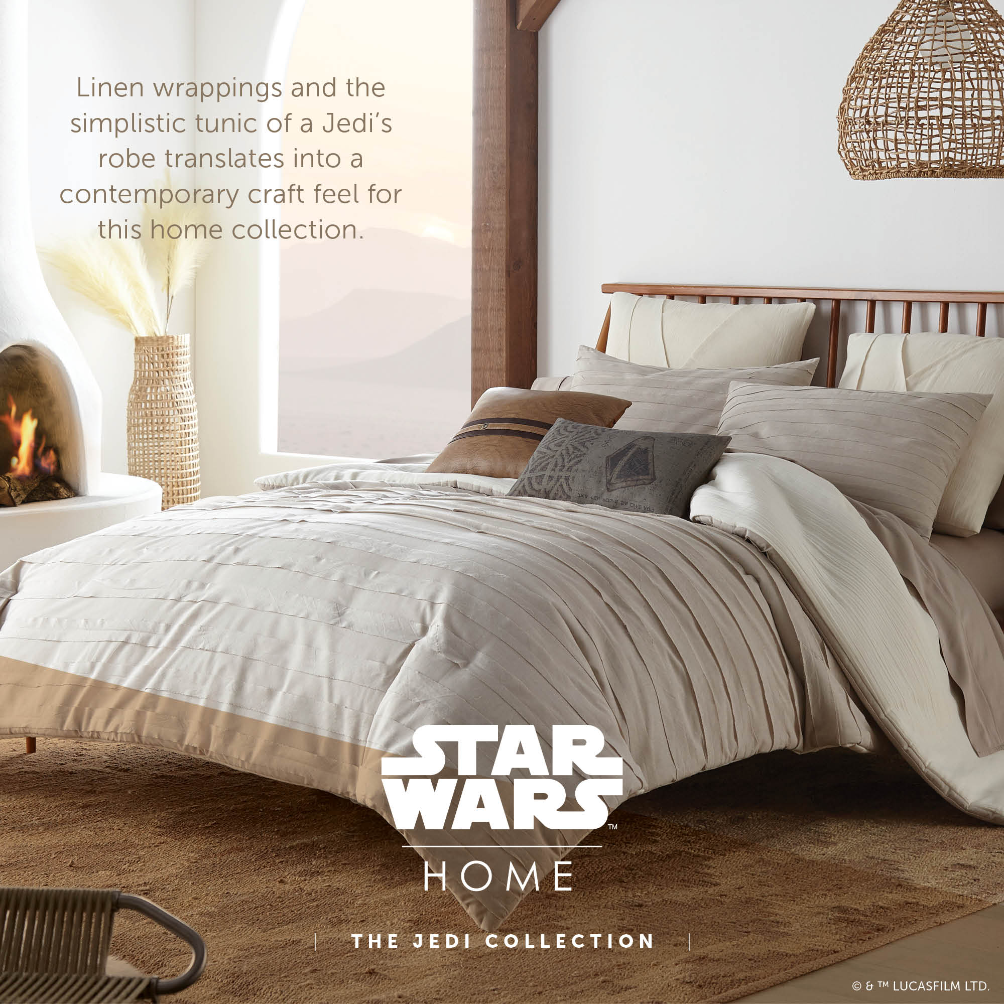 Jedi 7PC Bedding Collection Star Wars Home by Sobel Westex