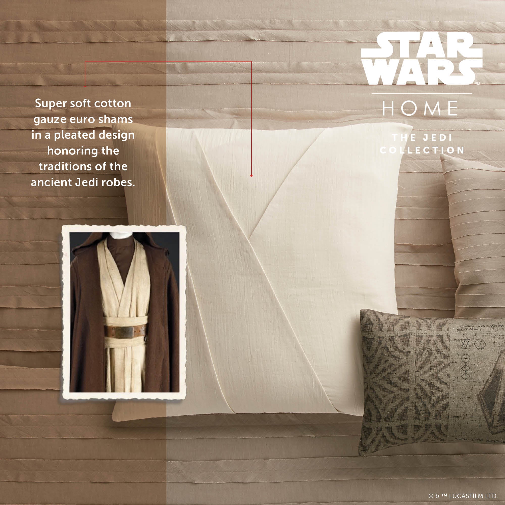 Jedi 7PC Bedding Collection Star Wars Home by Sobel Westex