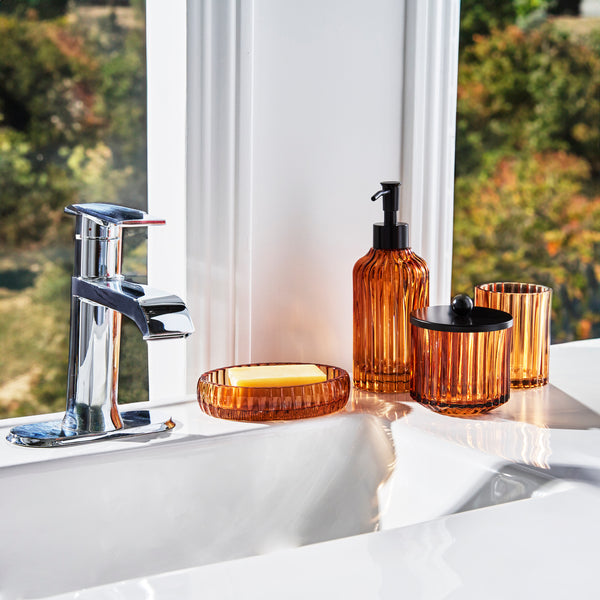 Sunrise Amber 4 Piece Bath Accessories Collection