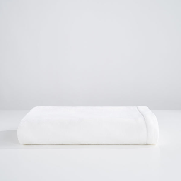 Sobellux Hotel Ultra Soft Fleece Blanket Bright White