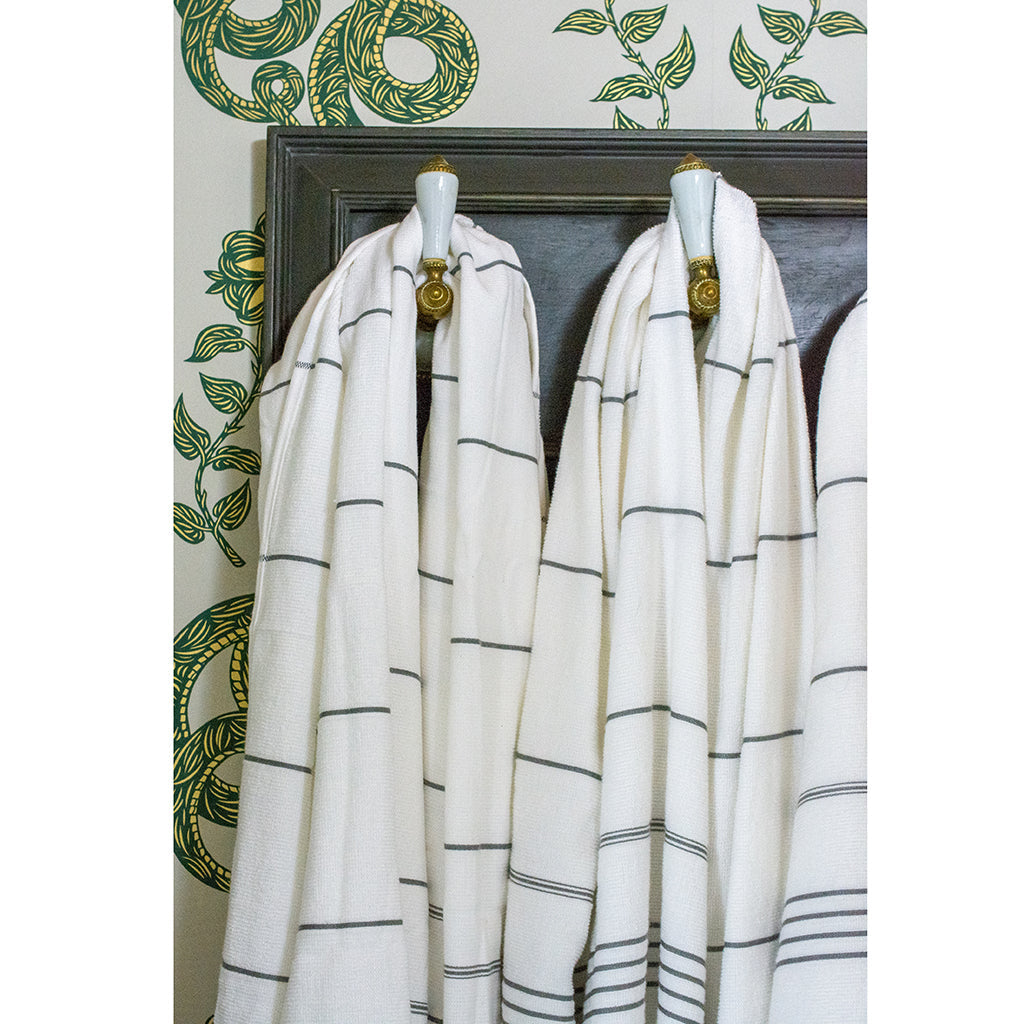 Pamukkale Turkish Towels - White – The Vintage Rug Shop