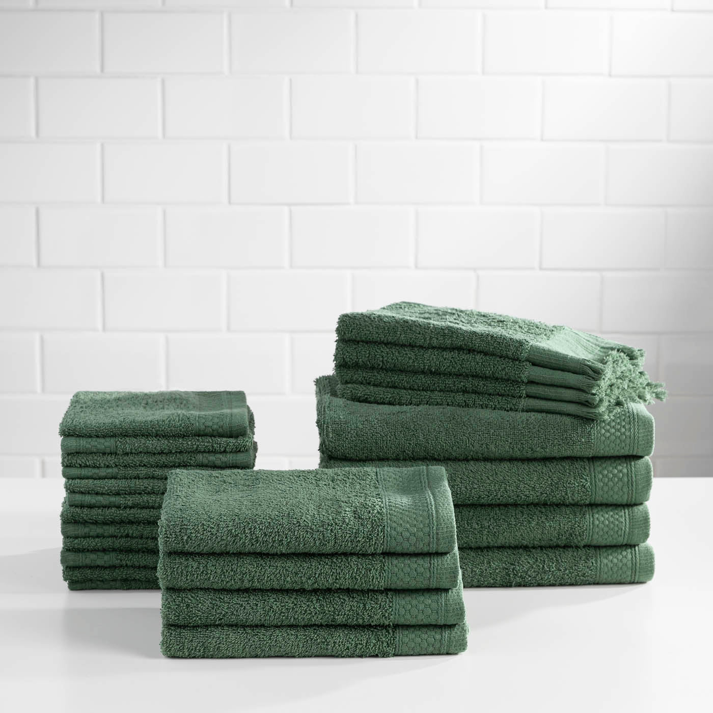 Sobel Westex Home 12 Piece Towel Set, Straw