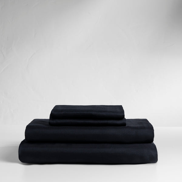 SOFT & COZY BLACK BEAUTY MICROFIBER SHEET SET