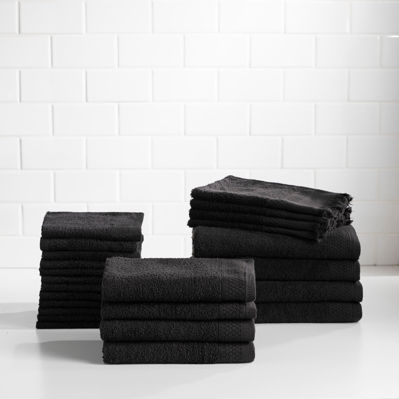 Black Bath Towels