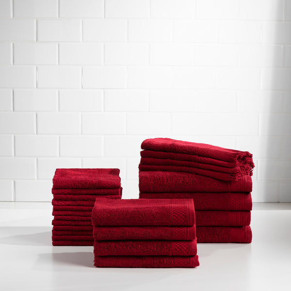 Belvedere Row 24 Piece Towel Set