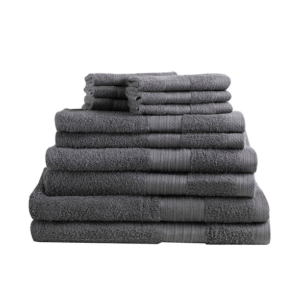 Superior 12-Piece Cotton Towel Set 