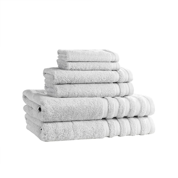 Hotel 6 Piece Turkish Cotton Towel Set | Lunar Rock