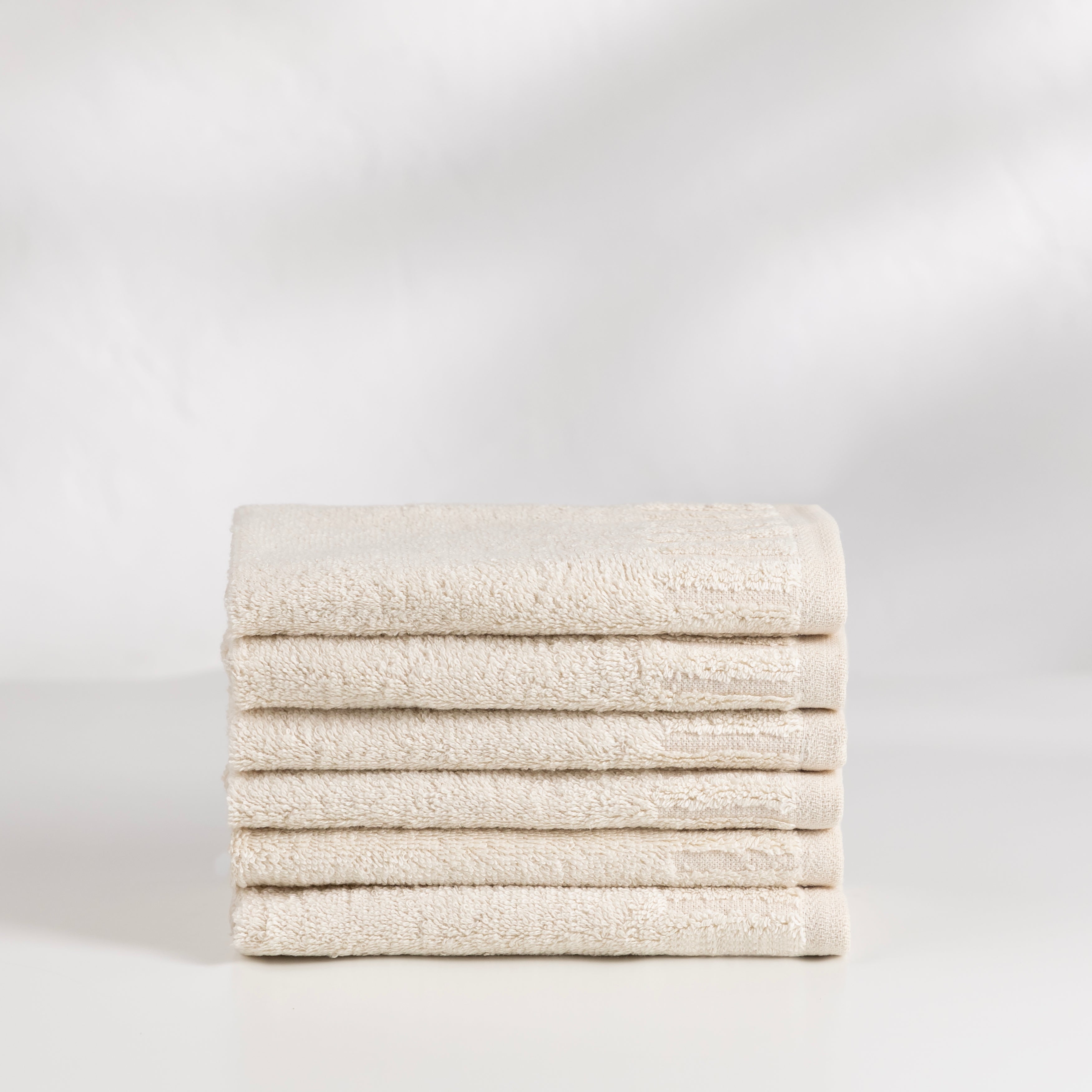 Sobel Westex 100% Cotton Hotel Style White Hand Towels 16 X 30” Pack Of 6  NEW